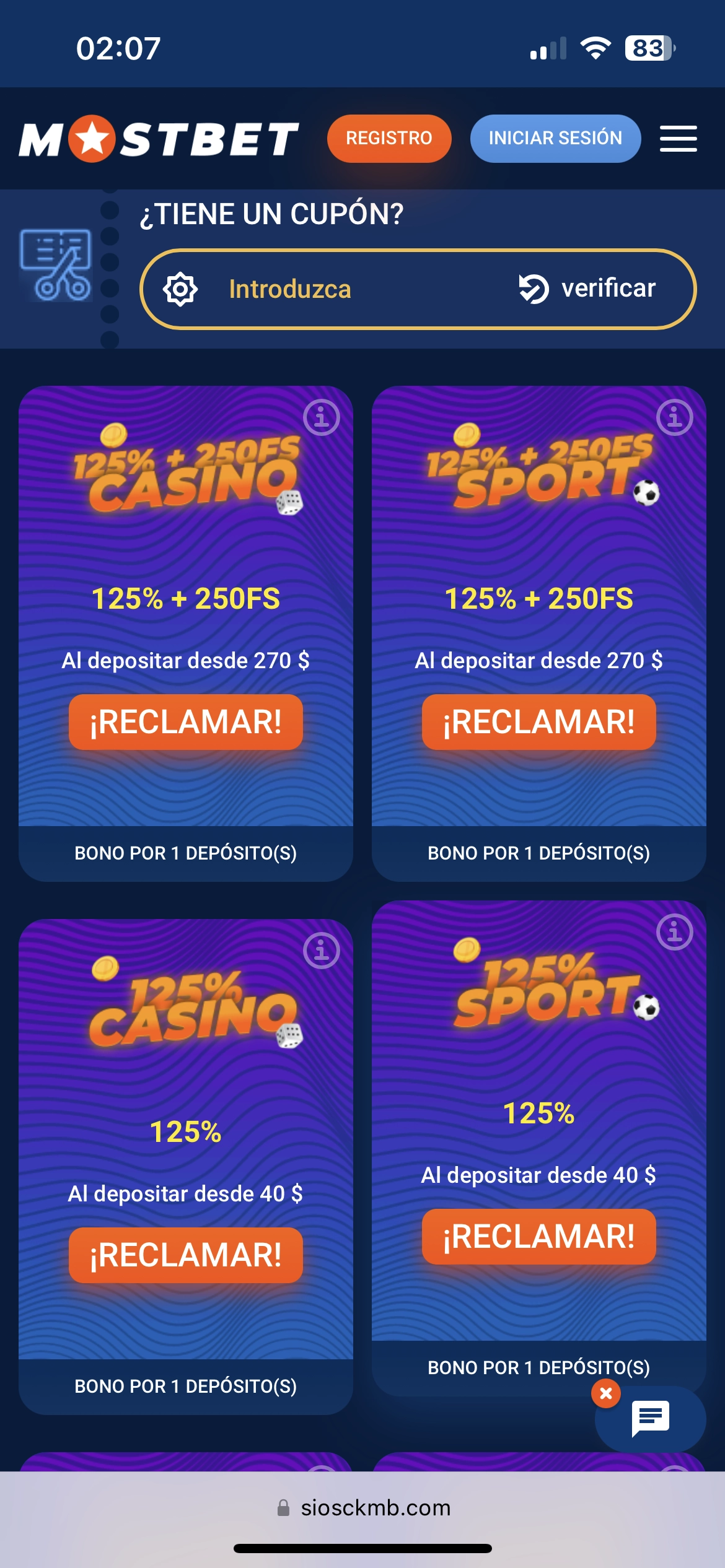 MostBet Casino Bonos