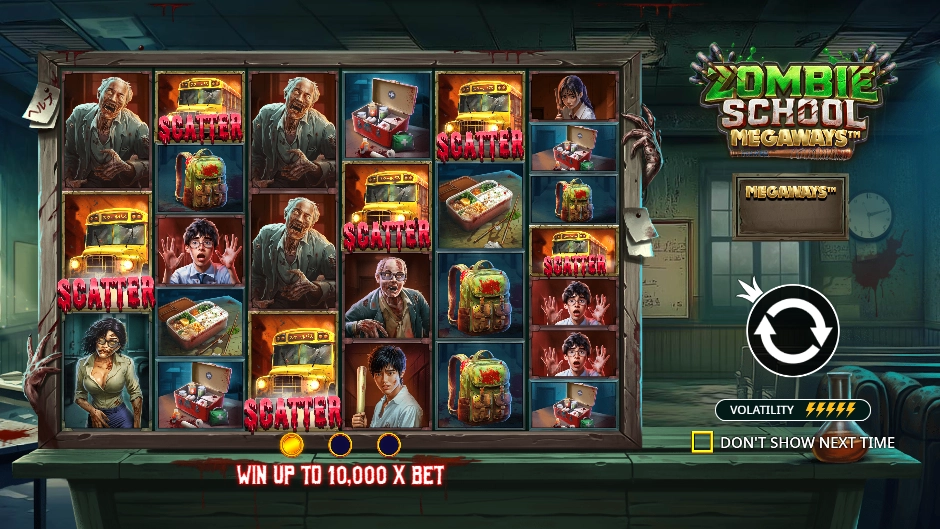 acción,RTP ,free spins,Zombie School Megaways,slot,casino,juegos777