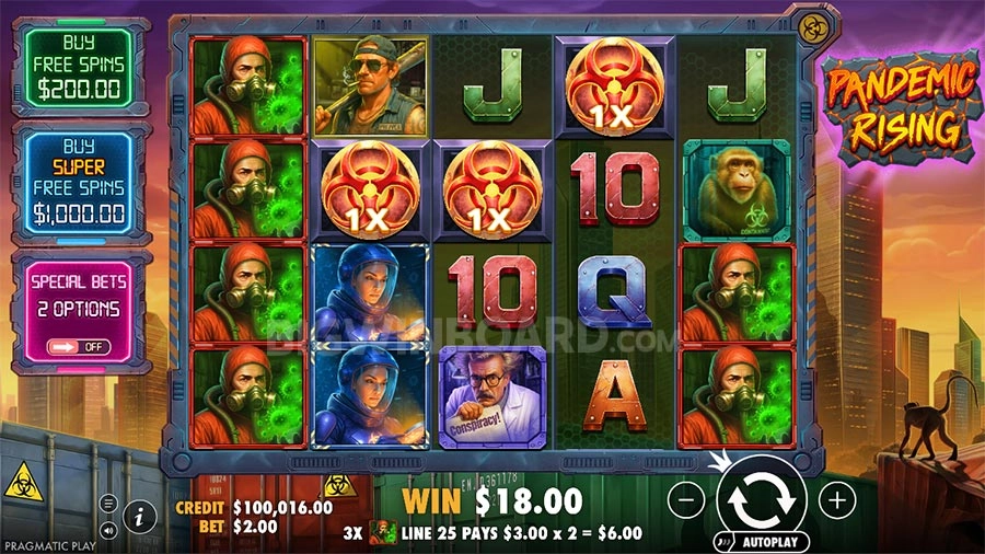 alto riesgo,Pandemic Rising,slot,casino,juegos777