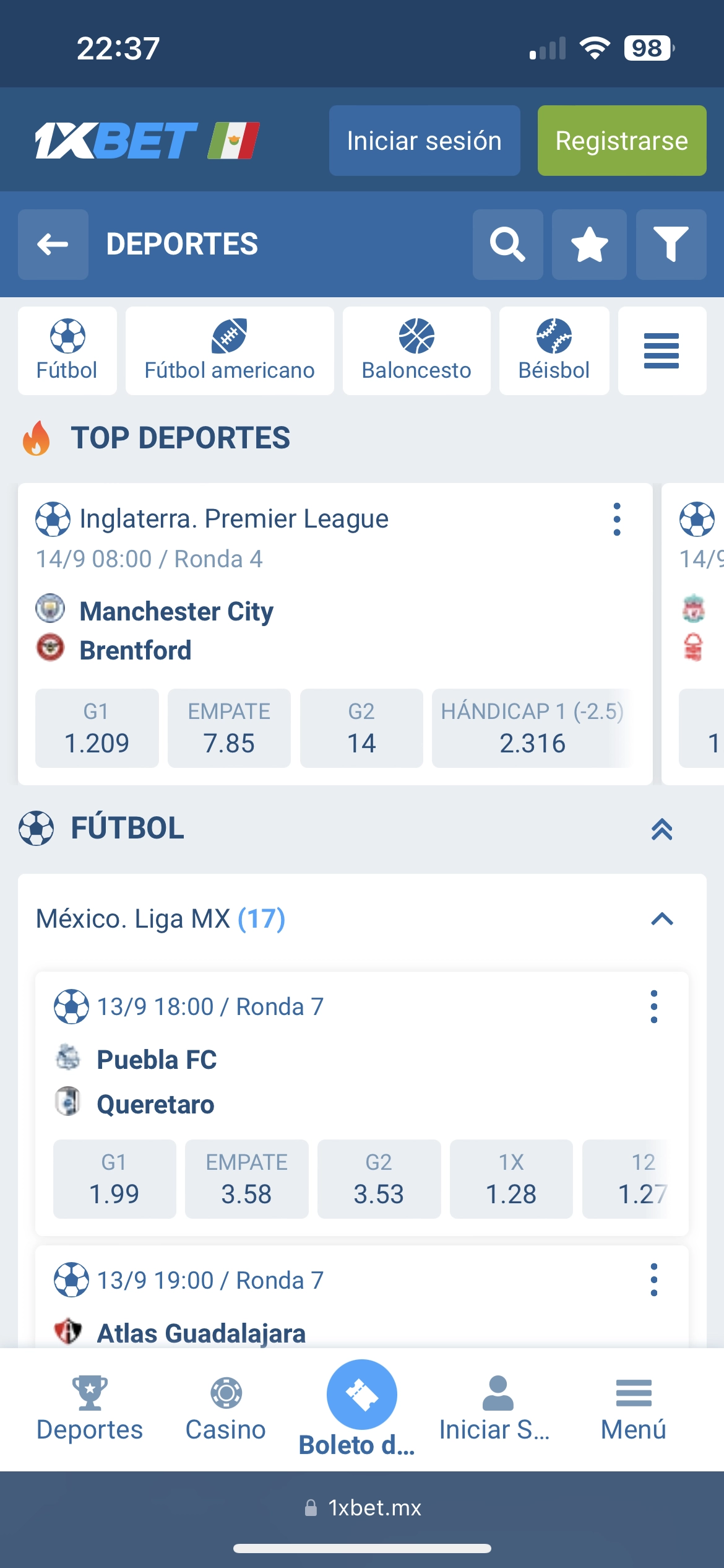 1xBet Casino Deportes