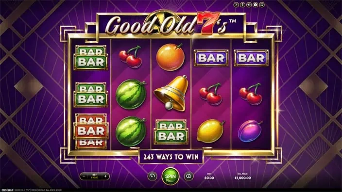 Good Old 7’s,Good Old 7’s slot,Good Old 7’s online,tragamonedas clásicas,tragamonedas online,juegos 777,slots con bonos