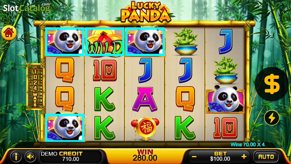 Lucky Panda,Lucky Panda slot,slot,tragamonedas,juegos,casino online,juegos777,free spins,giros gratis