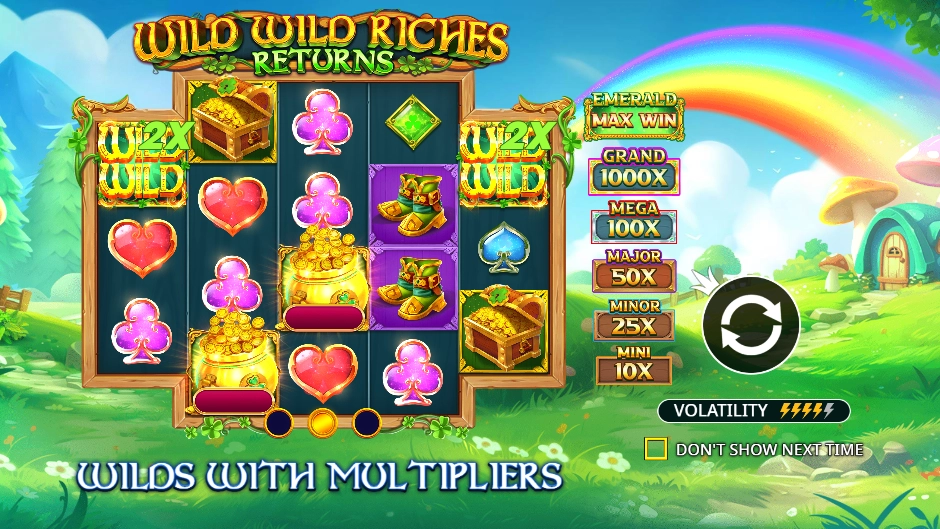 Wild Wild Riches Returns,Wild Wild Riches Returns slot,,tragamonedas,juegos,casino online,juegos 777