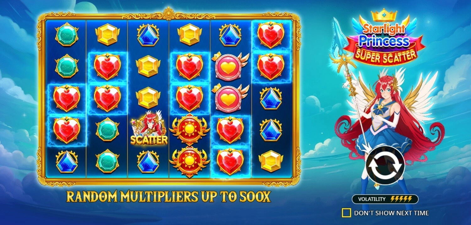 Starlight Princess Super Scatter,free spins,tragamonedas,juegos,casino online,juegos 777